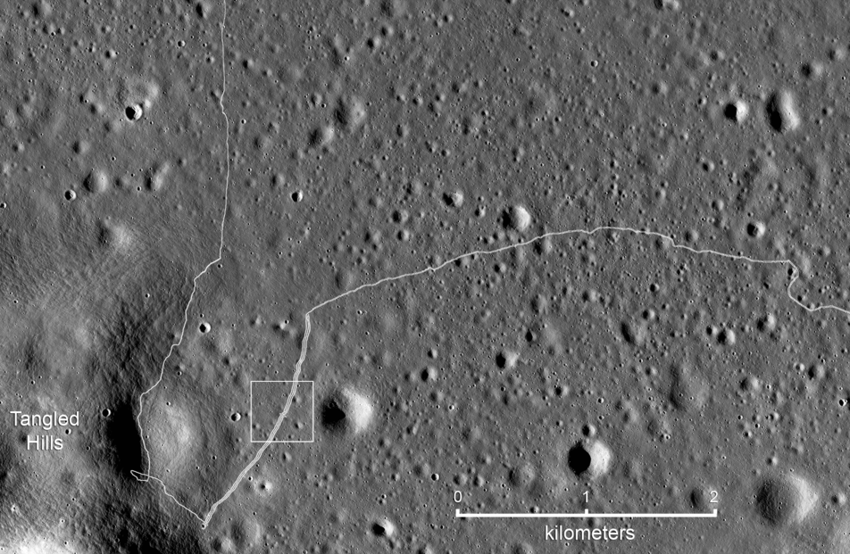 Lunokhod traverse