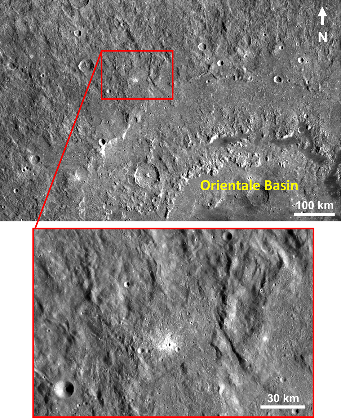 crater at Orientale