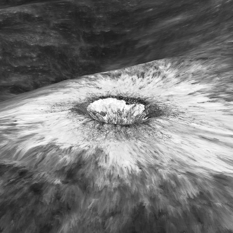 Oblique View of Chappy Crater
