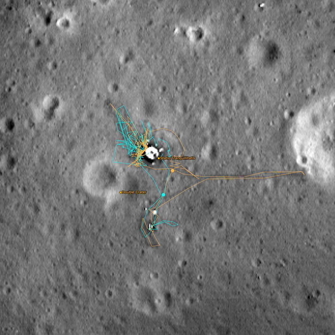 Relive the Apollo 11 surface traverse with th new addition to the LROC Featured Sites webpage....