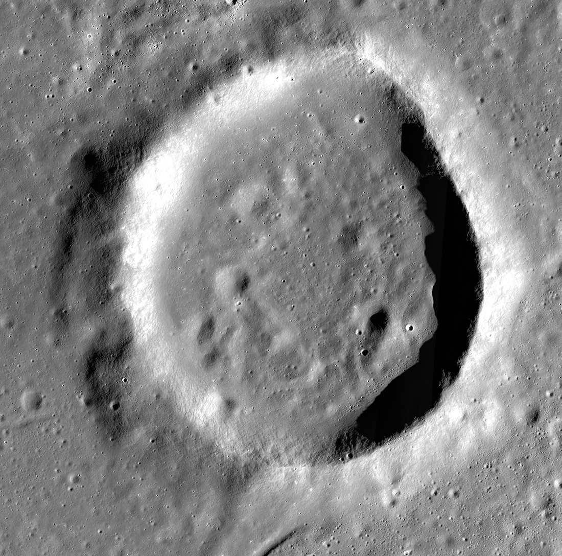 Gauss W Smiley Crater 