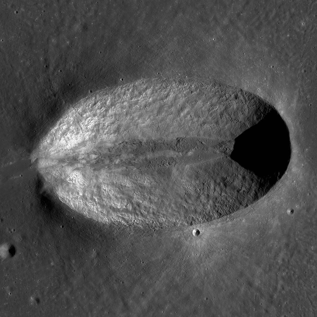 Messier Crater Feature Mosaic