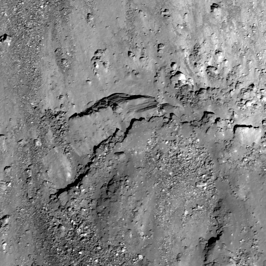 Stratified Ejecta Blocks