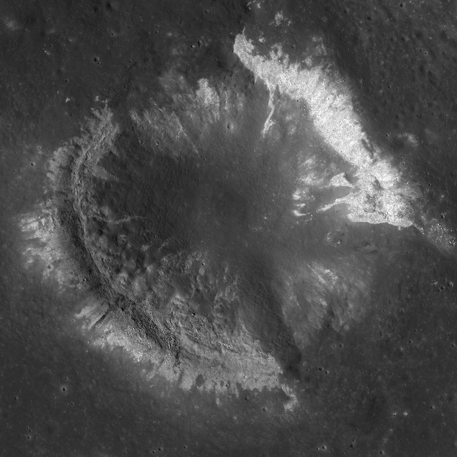 Wrinkle Ridge vs. Impact Crater
