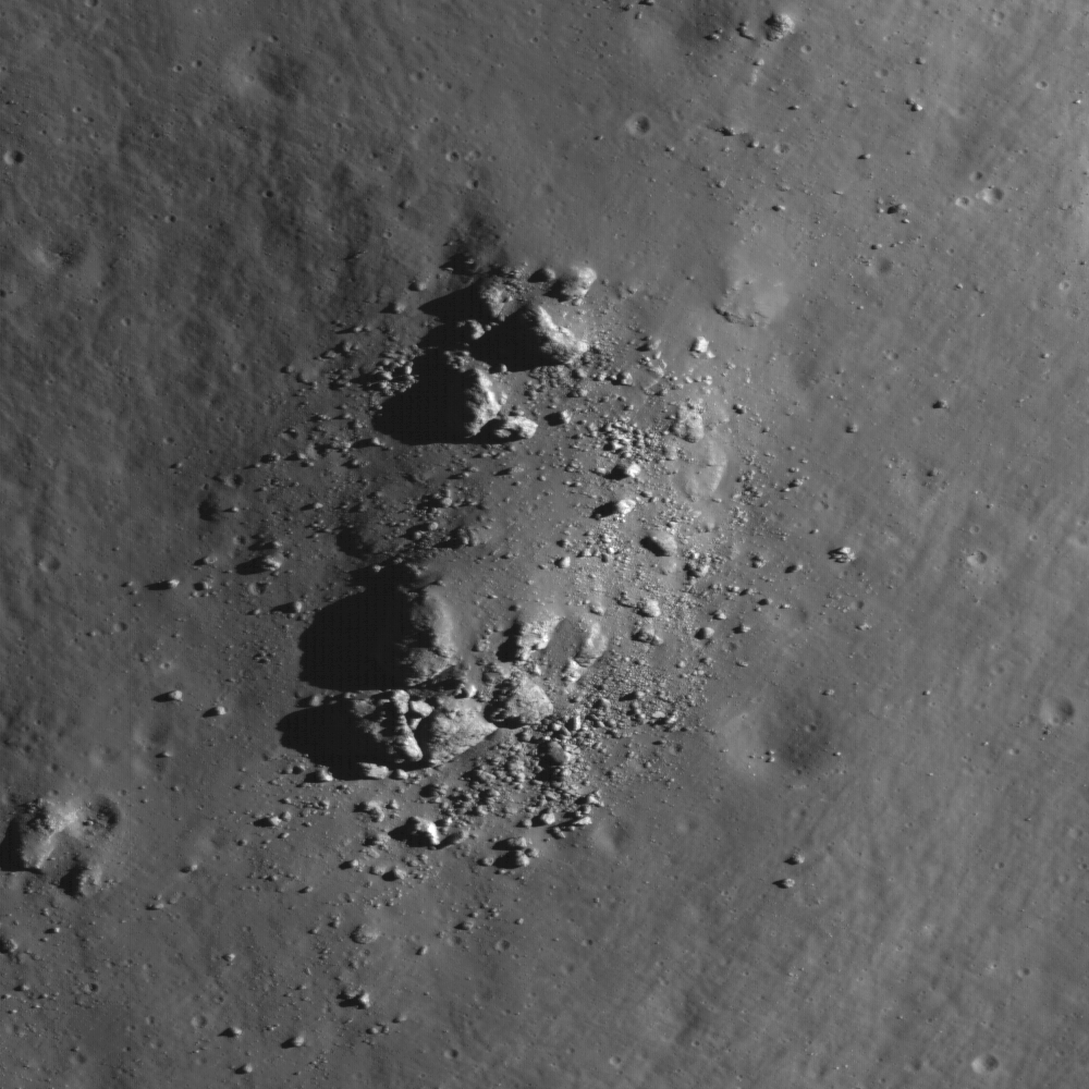 Central Peak of Bullialdus Crater