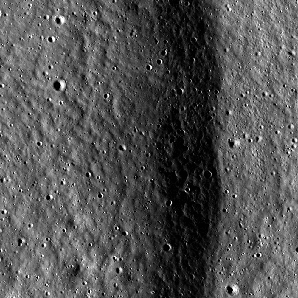 Lunar Lobate Scarp