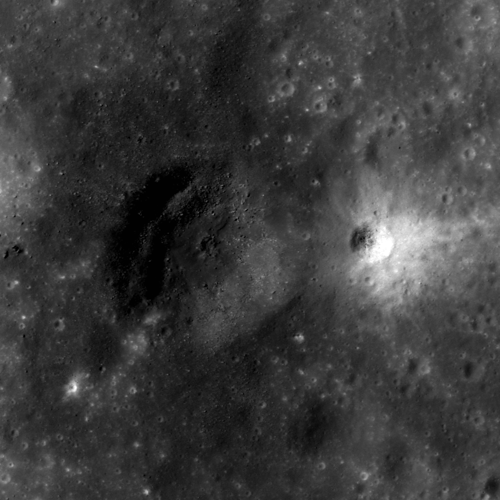 Dark Halo Crater in Orientale!