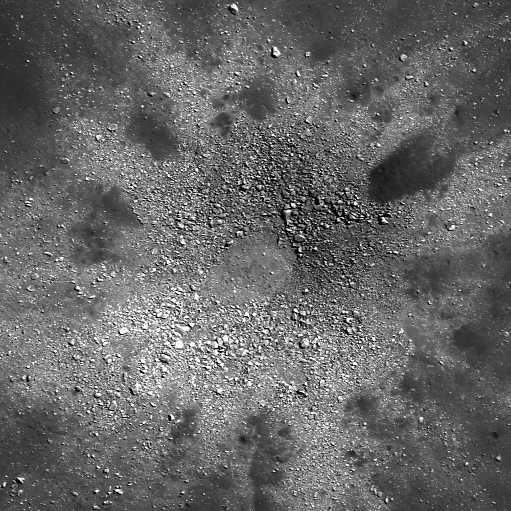 Crater in Mare Humorum