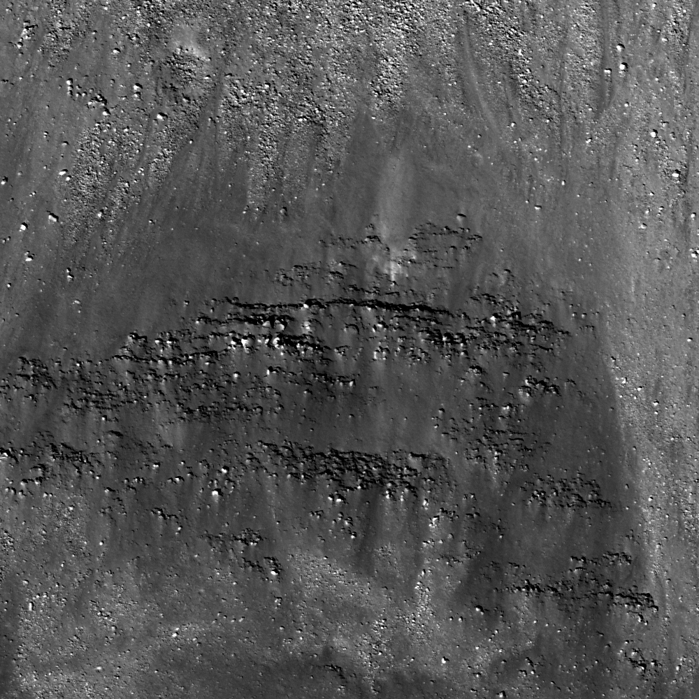 Layers in Lucian Crater