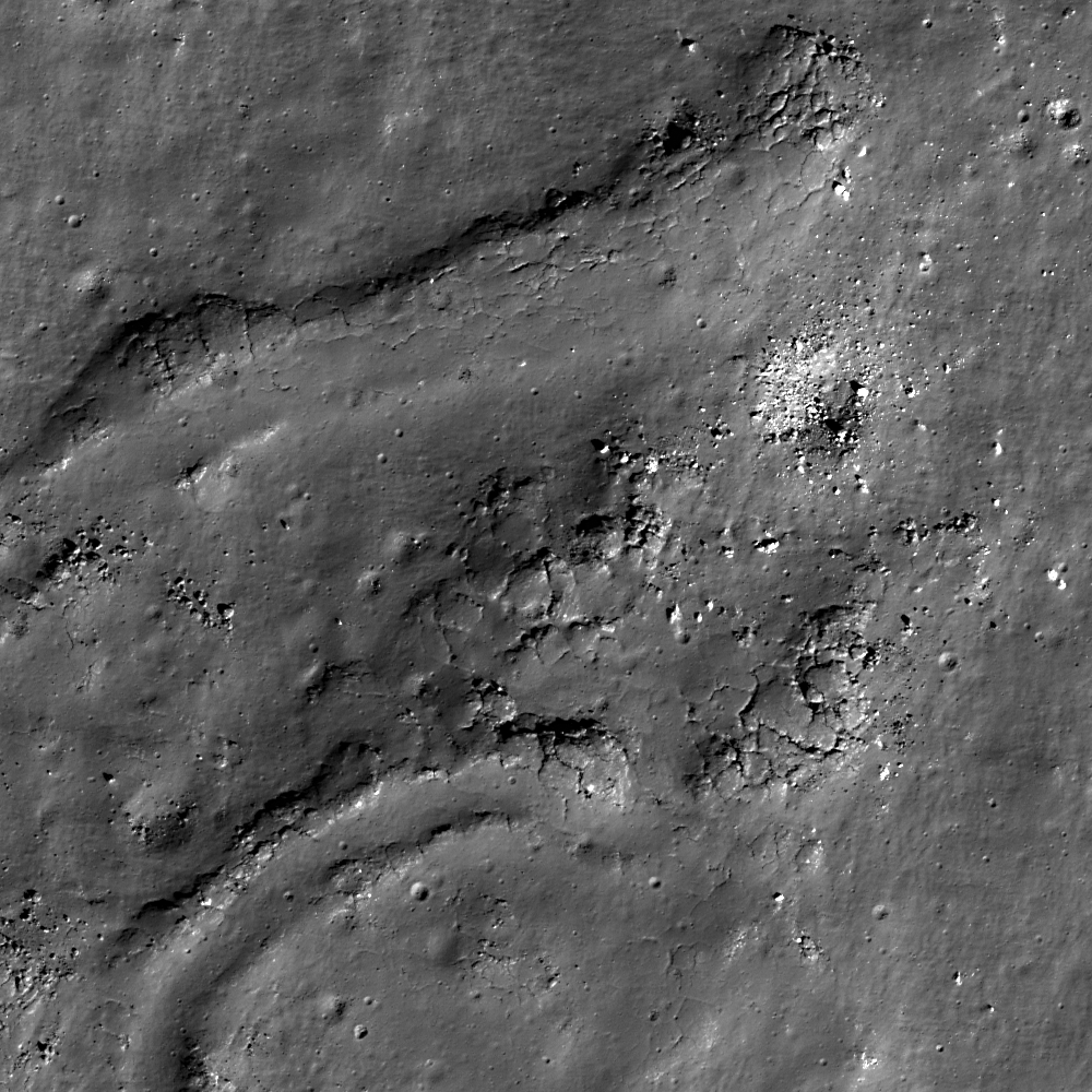 Egede A crater channelized melt