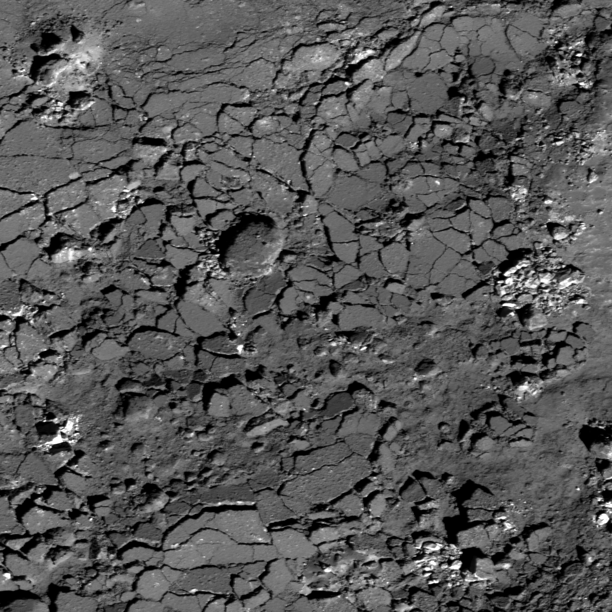 Fragmented Impact Melt