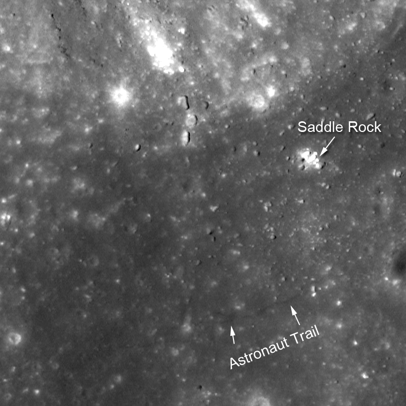 LROC high resolution Cone crater