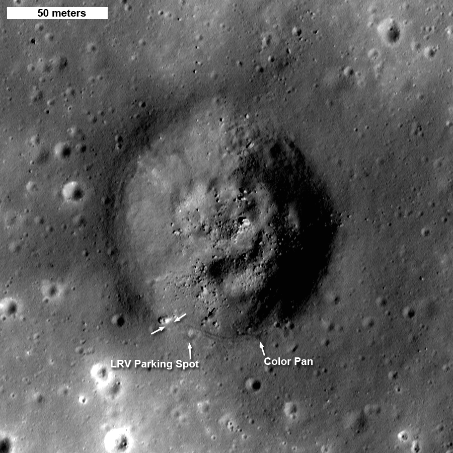 Shorty crater labeled