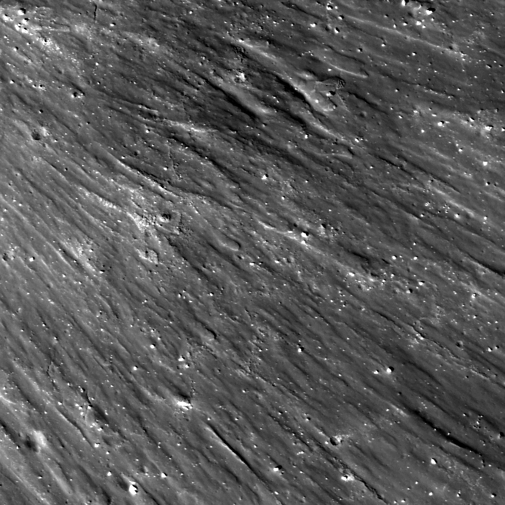 Lineations on the Melt