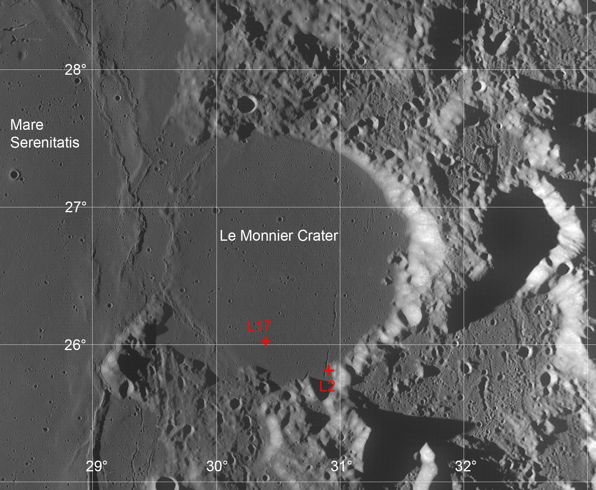 Le Monnier crater