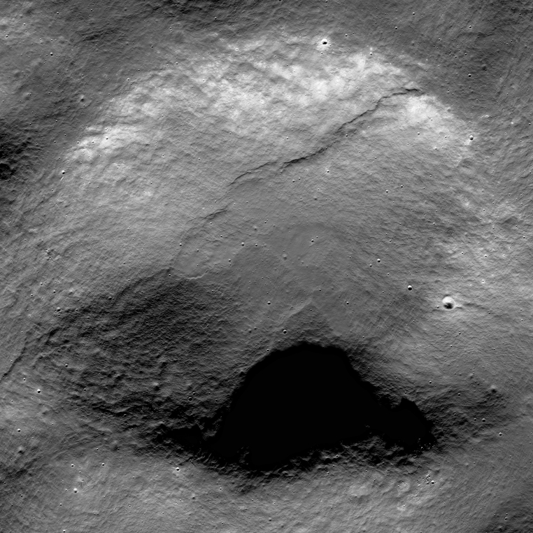 Image of Random Scarps Reveal the Moon is Shrinking