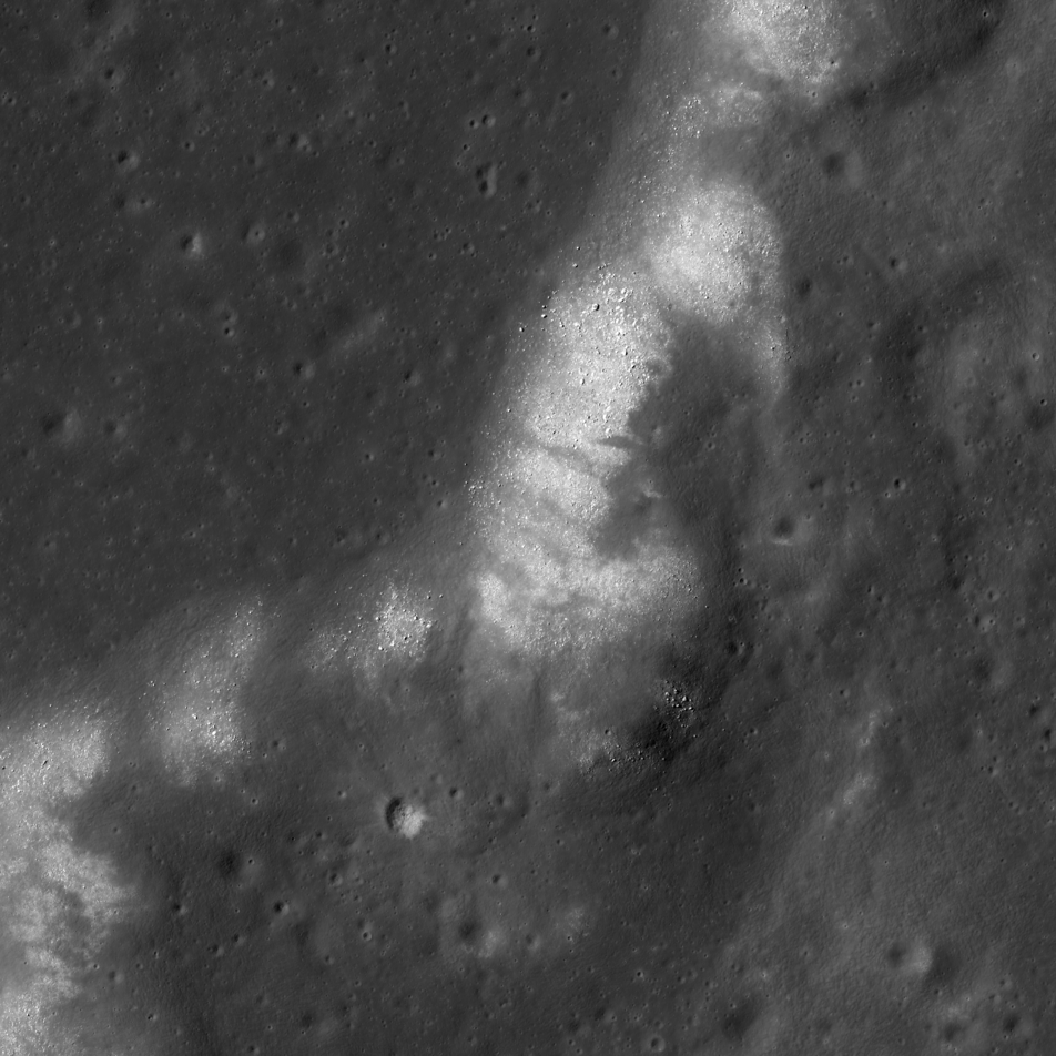 LROC NAC image of wrinkle ridge.
