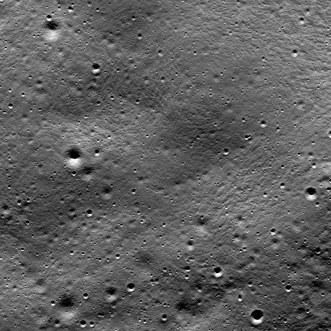 IM-1 Landing area 1.7 m pixel scale