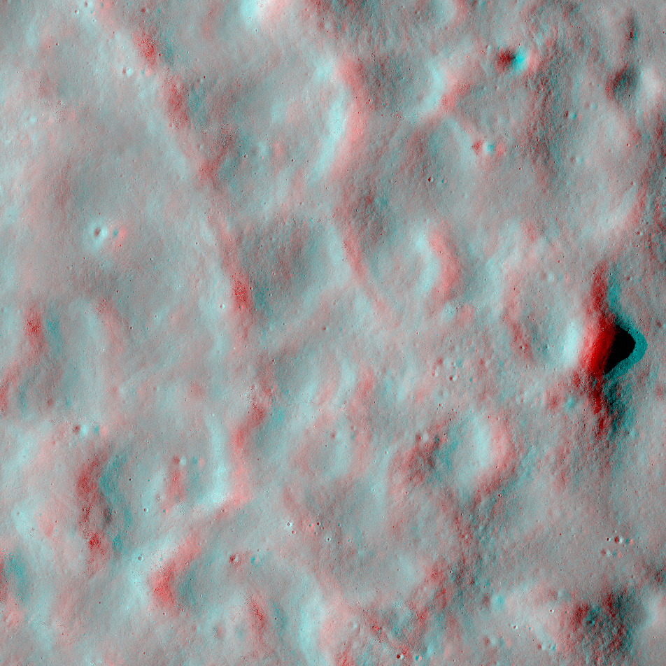 NAC Anaglyph: Mons Hansteen