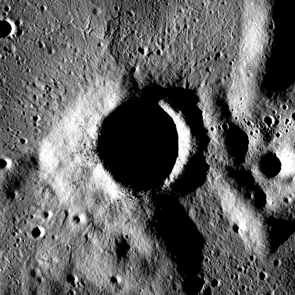 Fresh crater in Campbell