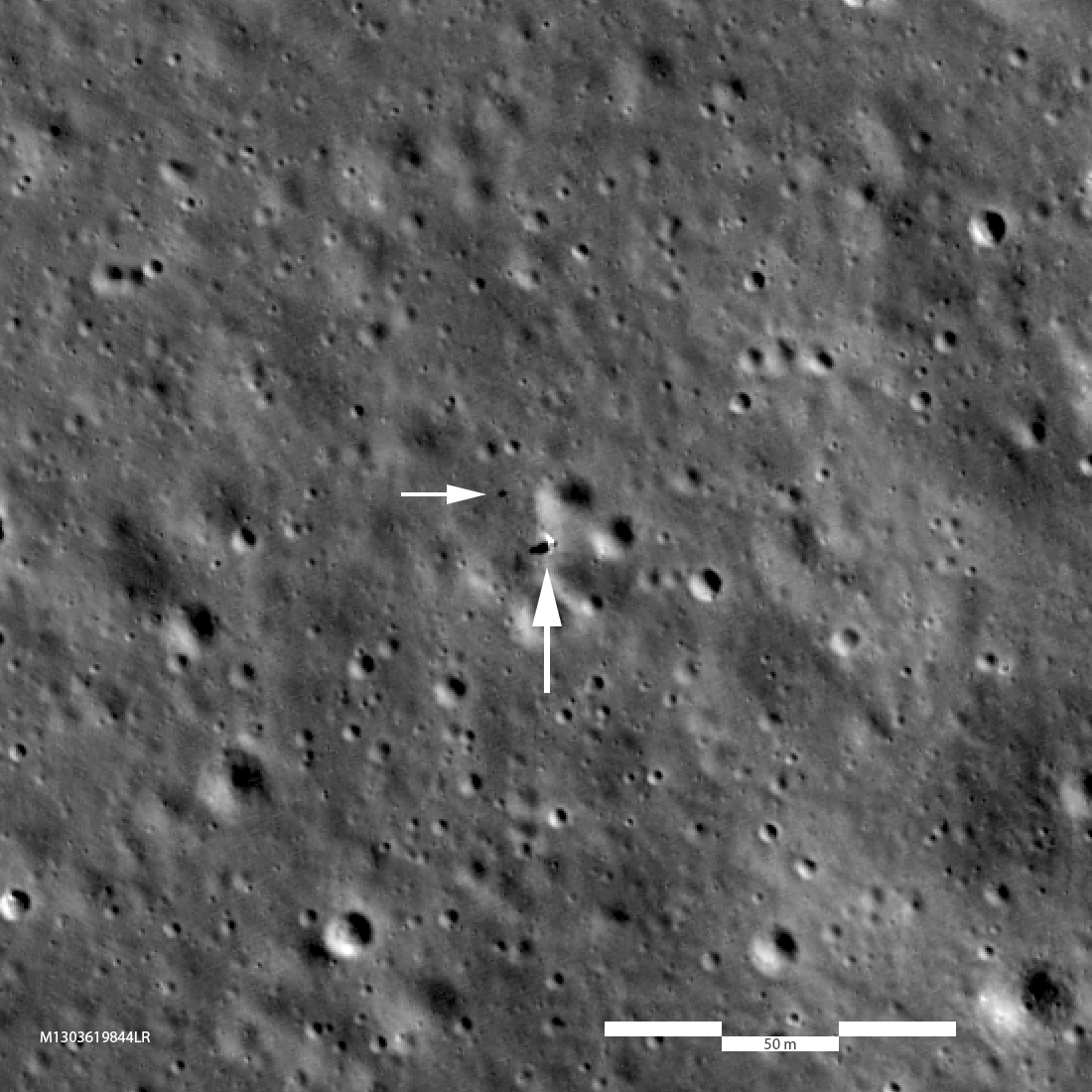 Chang'e 4 near nadir