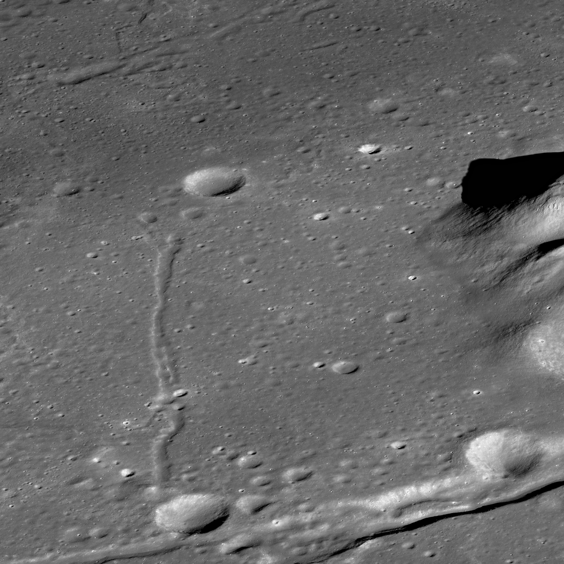 The north-central floor of Compton crater.