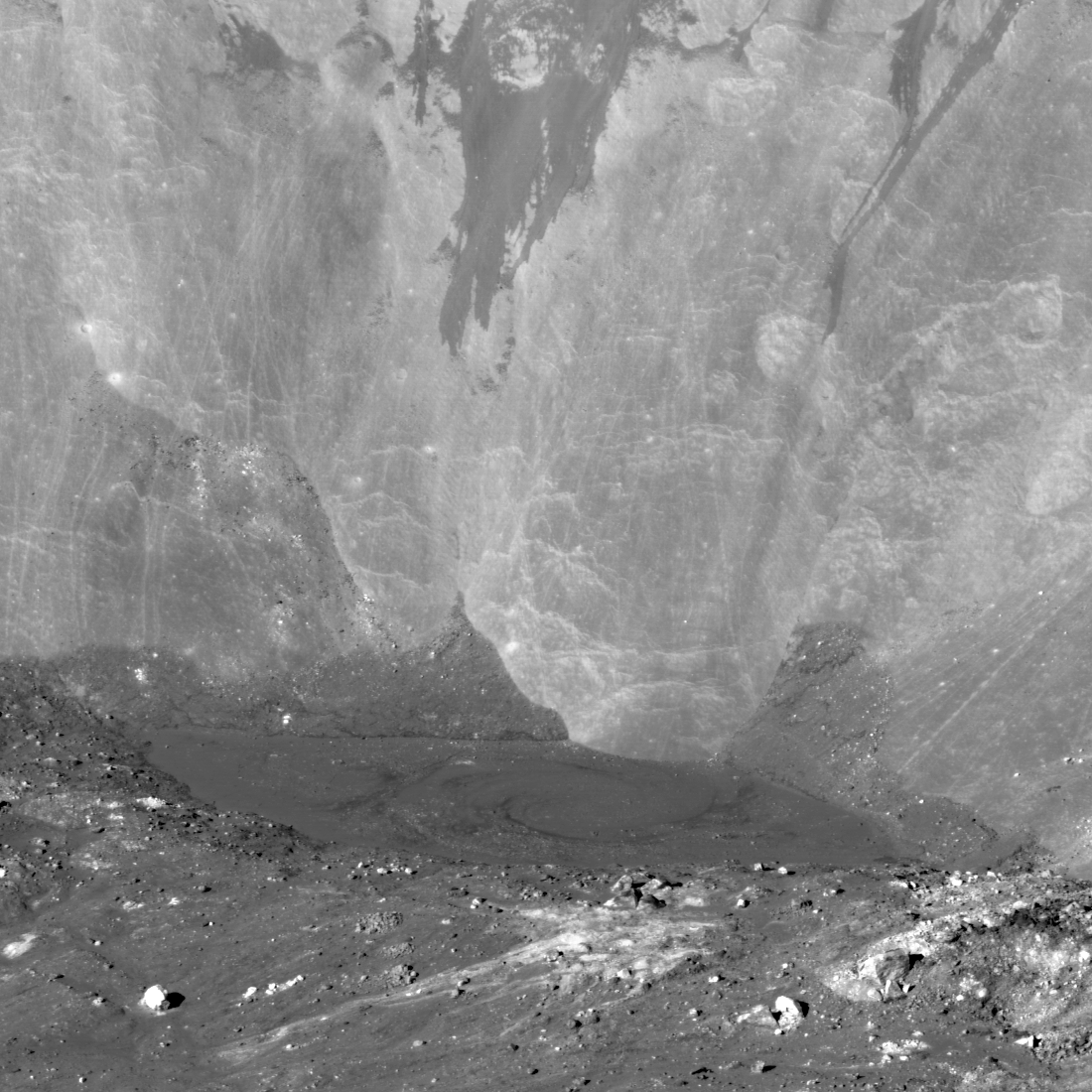 Western interior wall of Giordano Bruno