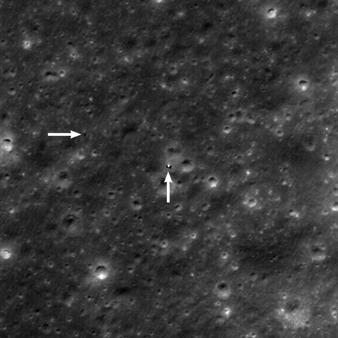 Chang'e 4 landing site in June 2019