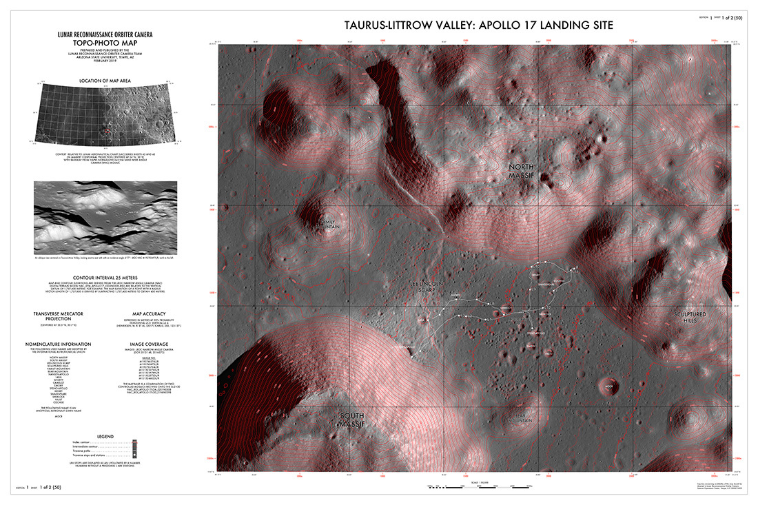 taurus littrow valley topo photo map