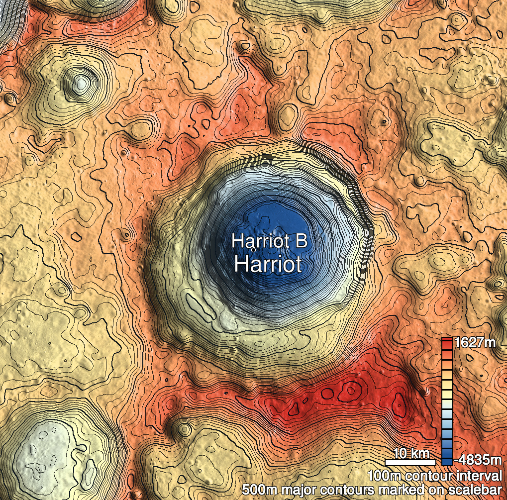 Harriot 1 Shaded Relief