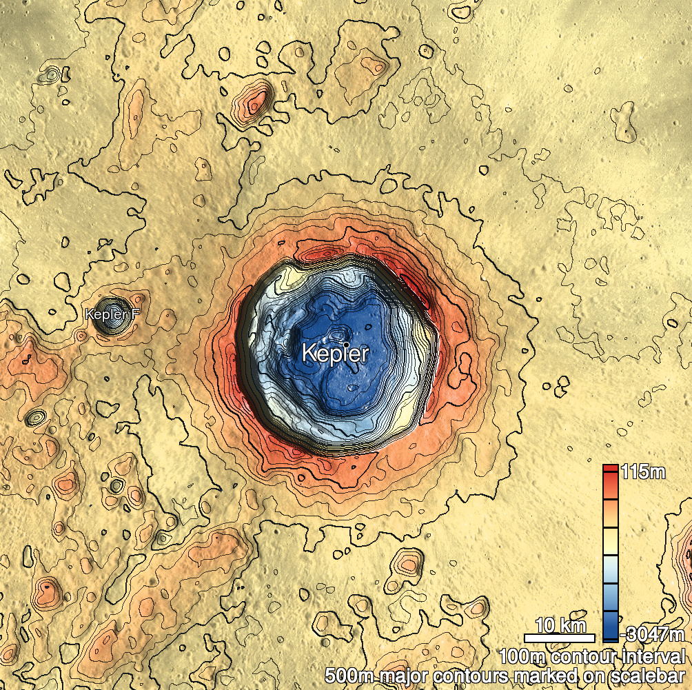 Kepler 3 Shaded Relief