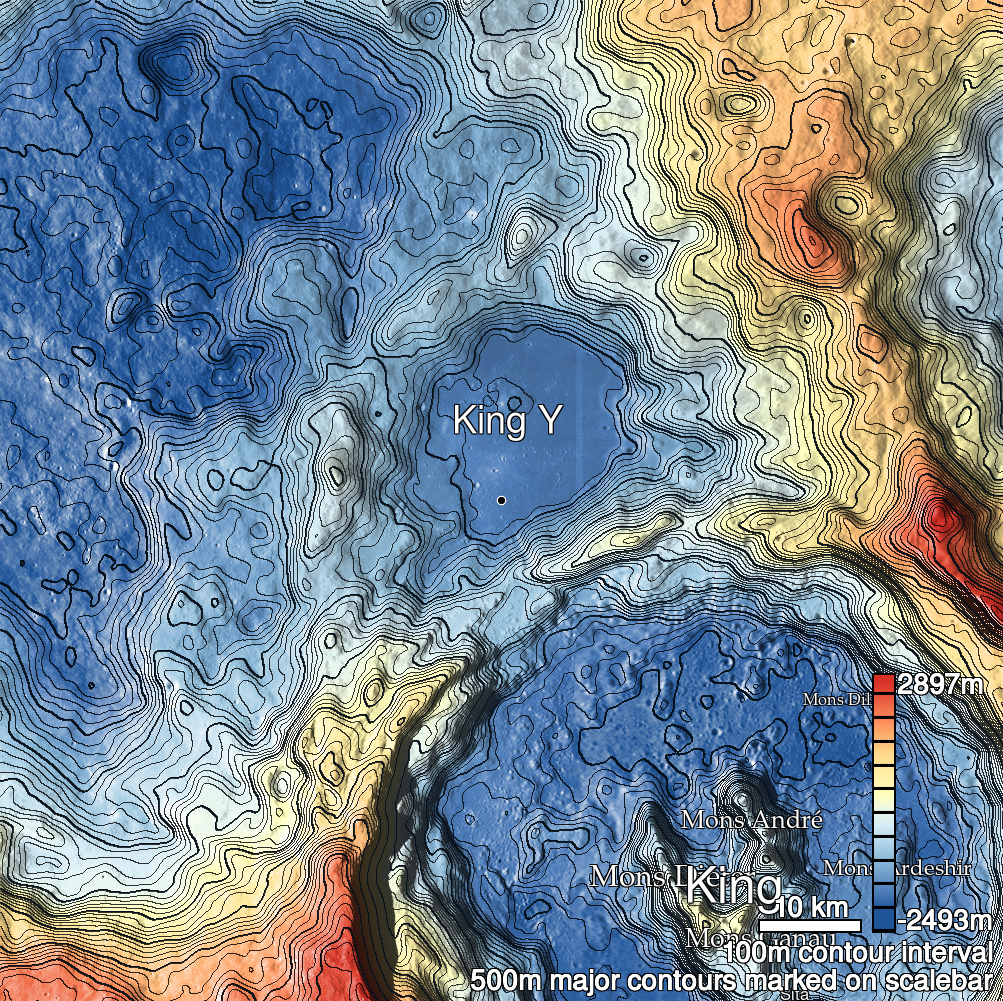 King 1a Shaded Relief