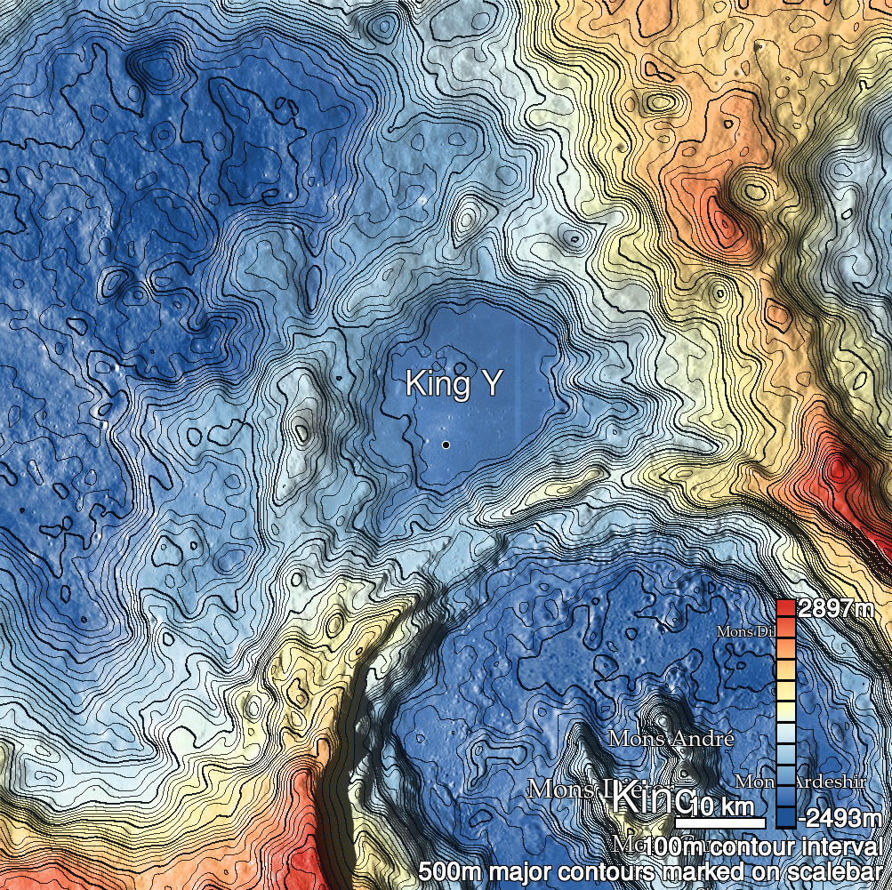 King 6 Shaded Relief