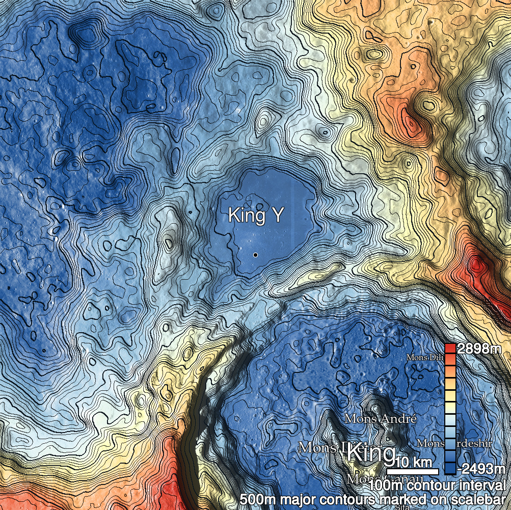 King 12 Shaded Relief