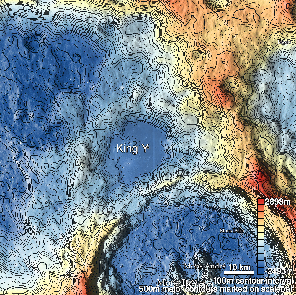 King 20f Shaded Relief