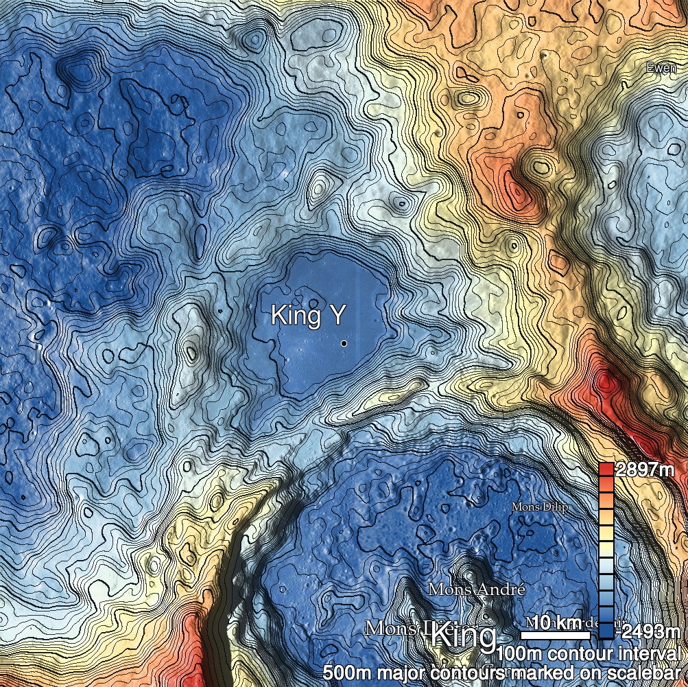 King 38 Shaded Relief