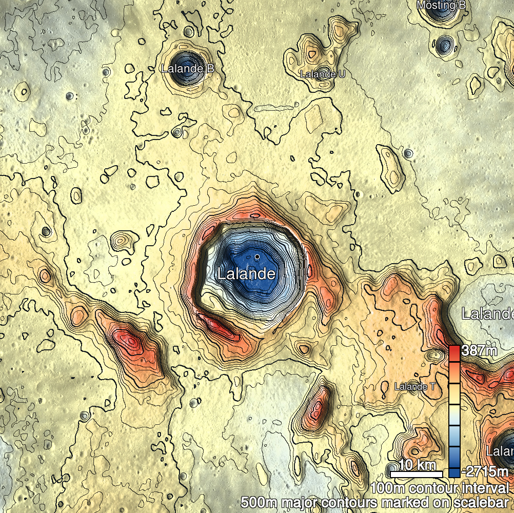 Lalande 5a Shaded Relief