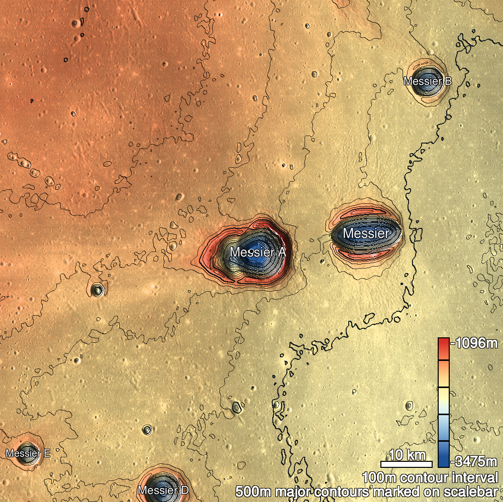 Messier A 2a Shaded Relief