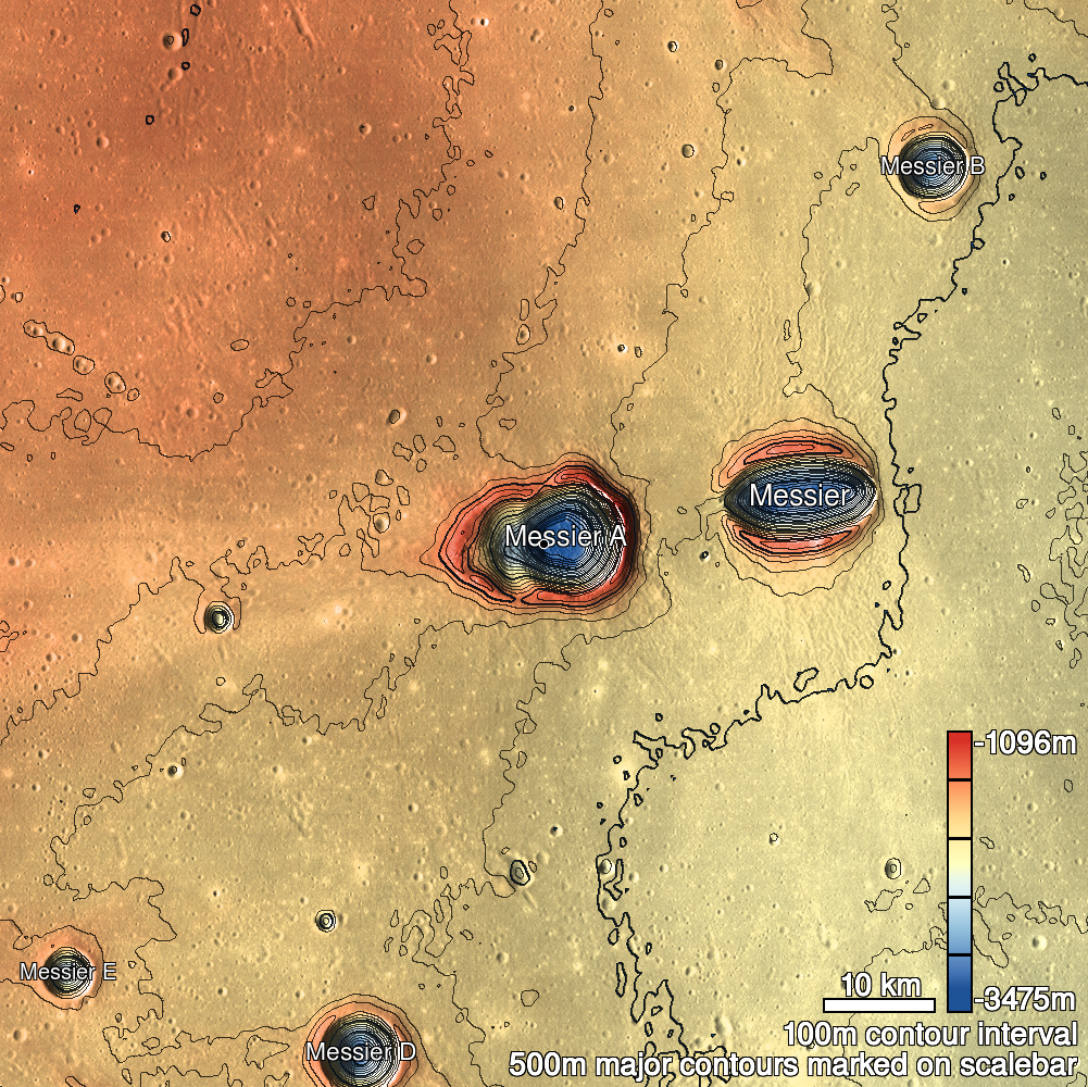 Messier A 4a Shaded Relief