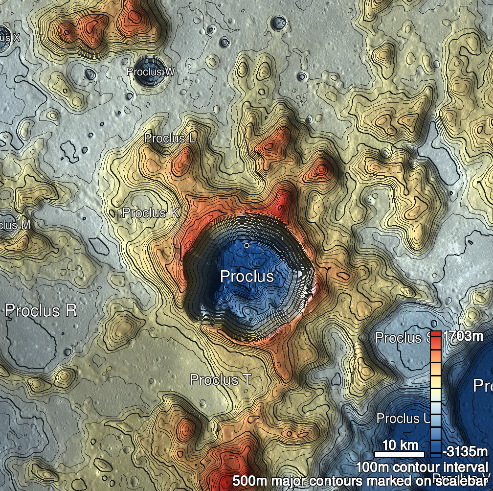 Proclus 1a Shaded Relief