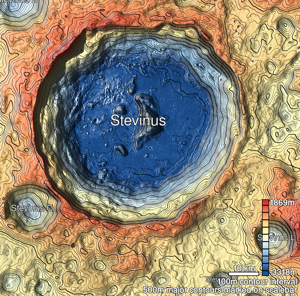 Stevinus 24 Shaded Relief