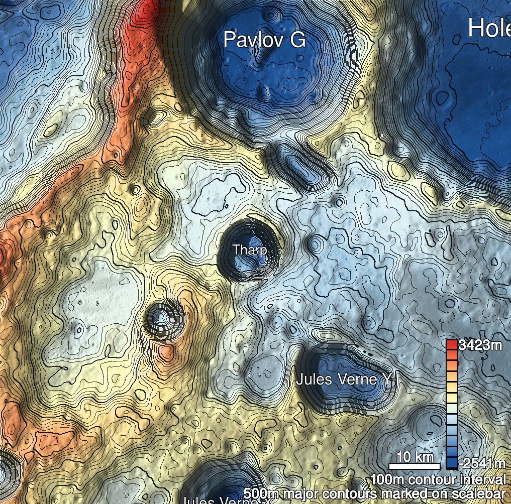 Tharp 1b Shaded Relief