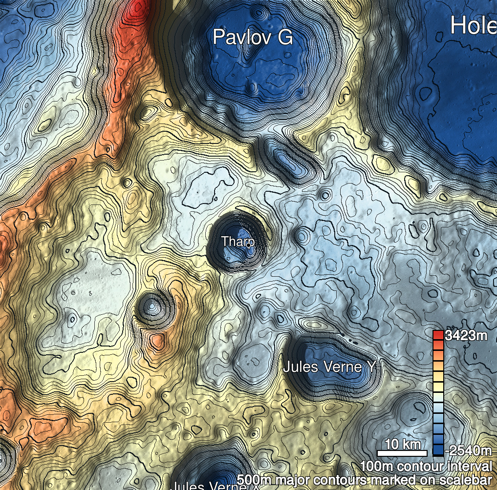 Tharp 5 Shaded Relief