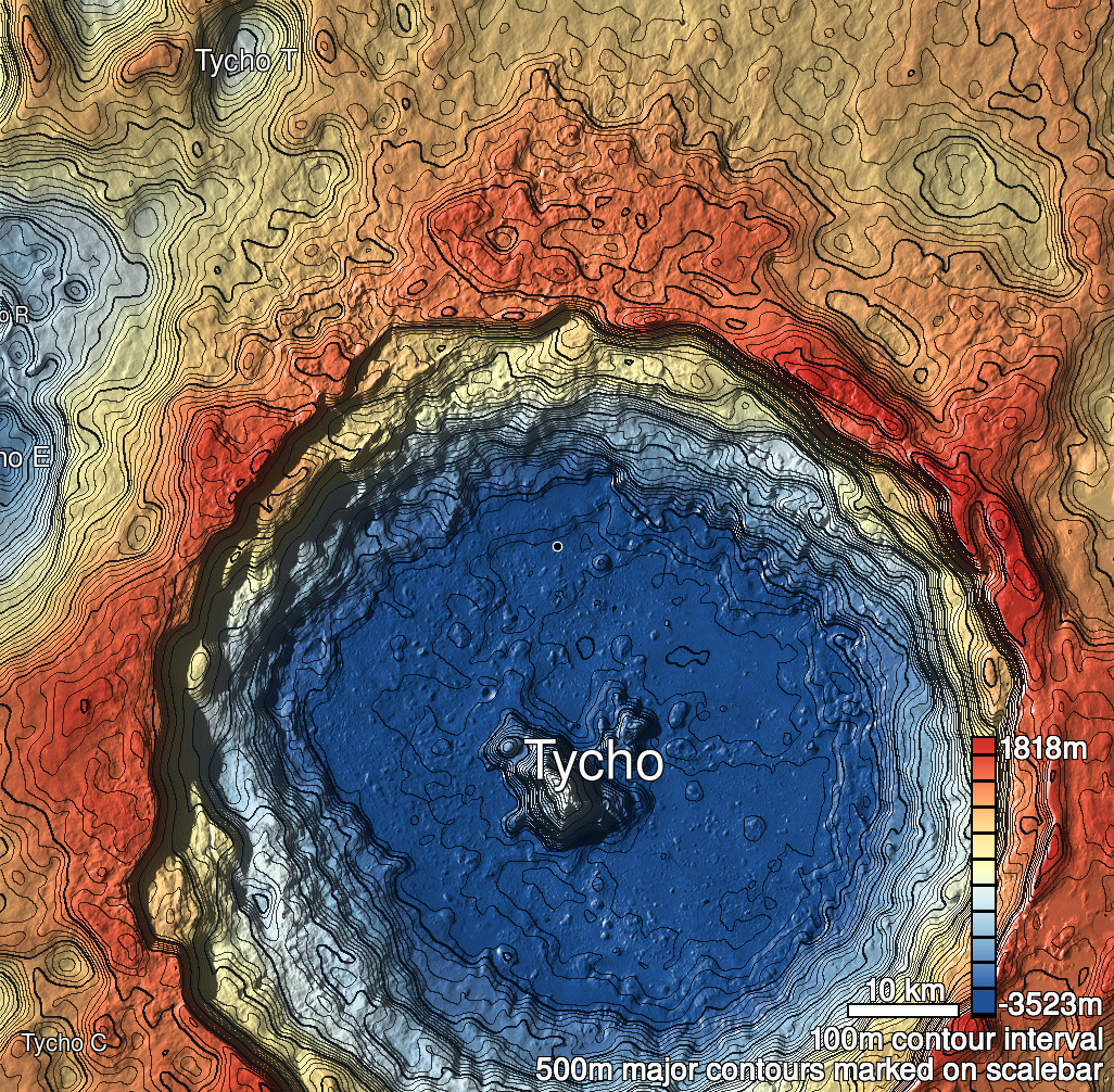 Tycho 5a Shaded Relief