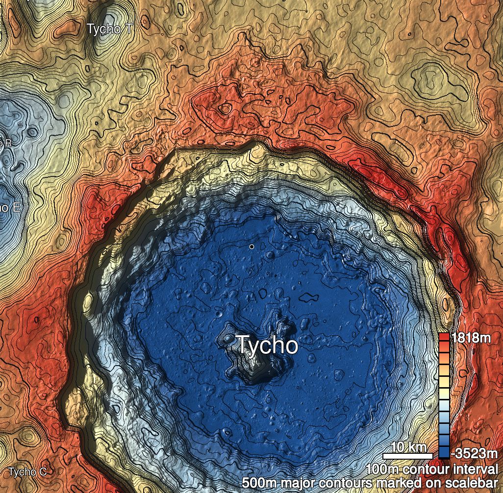 Tycho 5d Shaded Relief