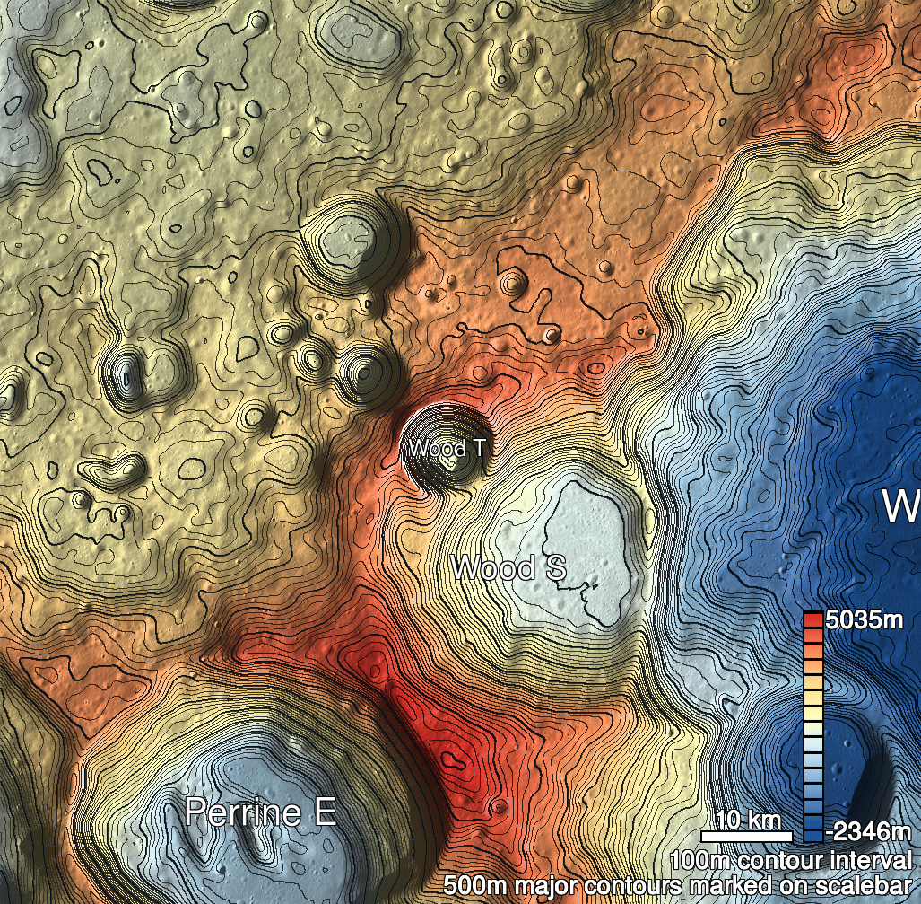 Wood T 1a Shaded Relief