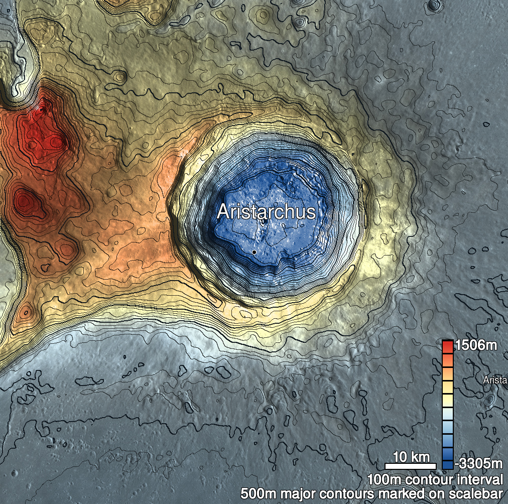 Aristarchus 6 Shaded Relief