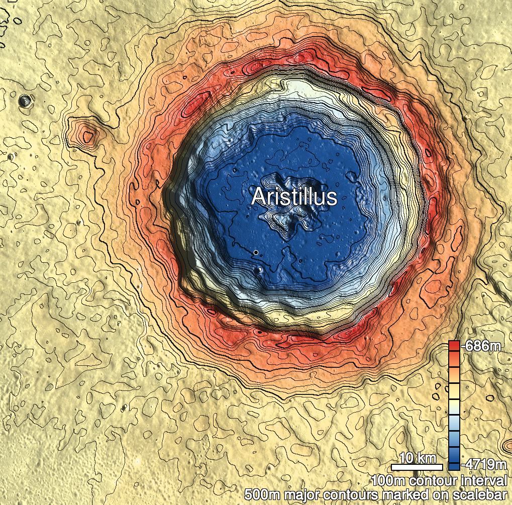 Aristillus 3 Shaded Relief