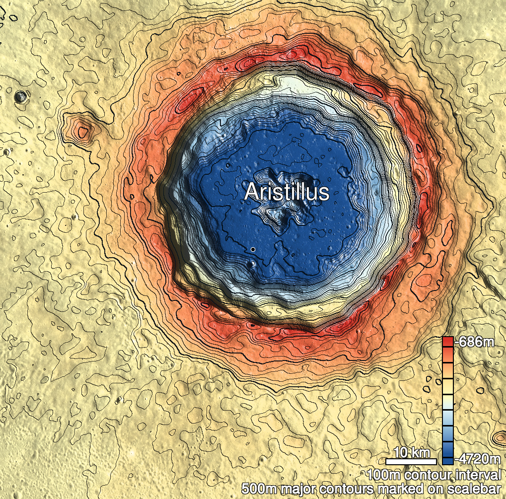 Aristillus 4 Shaded Relief