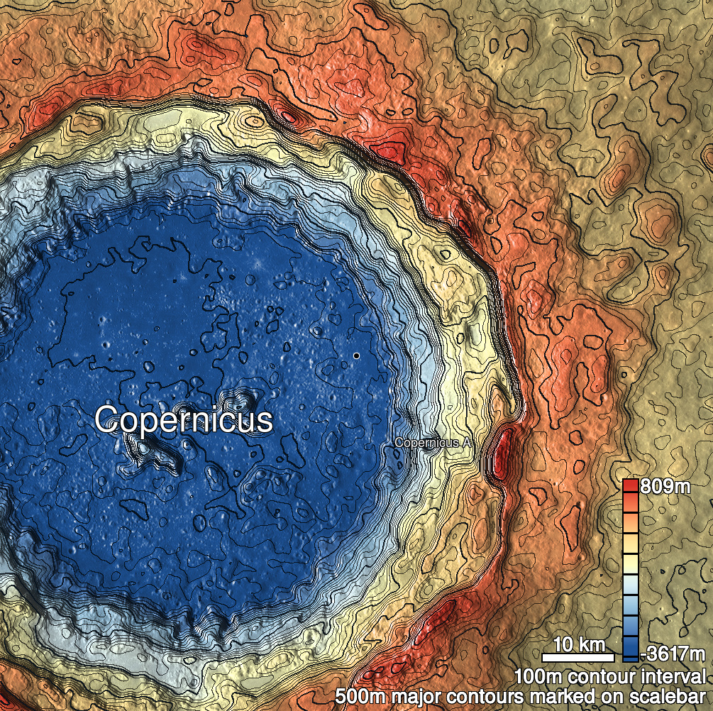 Copernicus 1 Shaded Relief